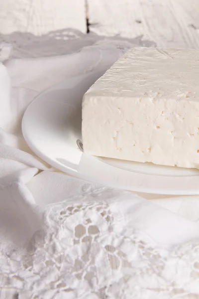 Queso cottage fresco — Foto de Stock