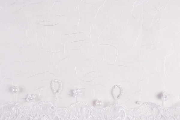 White wedding background — Stock Photo, Image
