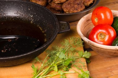 Tava pişirme sonra yağ ile