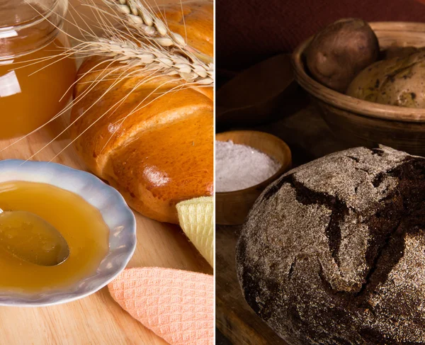 Stillleben mit Gebäck — Stockfoto