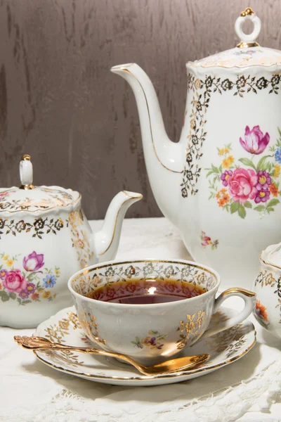 Set de té antiguo — Foto de Stock