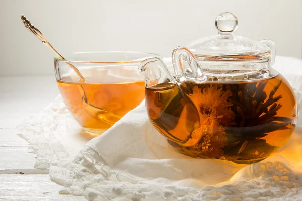 Transparent teapot — Stock Photo, Image