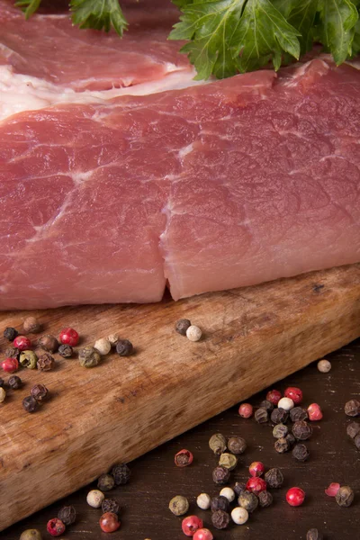 Carne di maiale fresca — Foto Stock