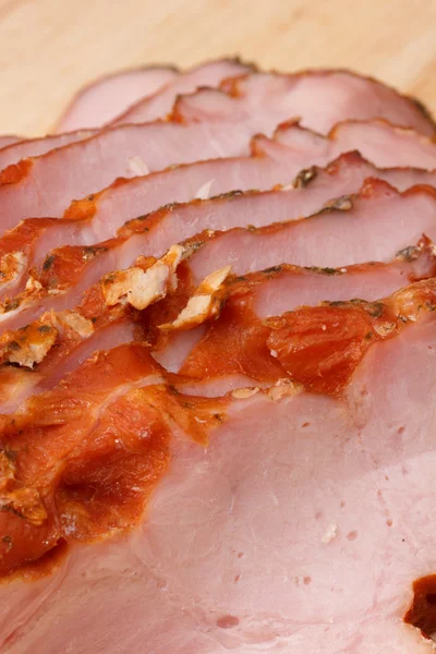 Gerookte ham — Stockfoto