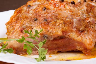 Lezzetli pişmiş et