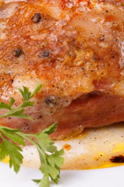 Lezzetli pişmiş et