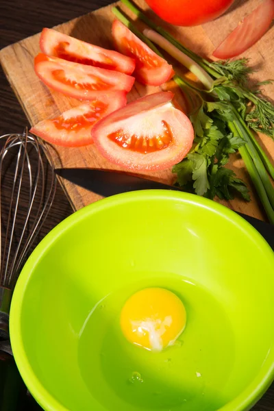 Omeletta da cucina — Foto Stock
