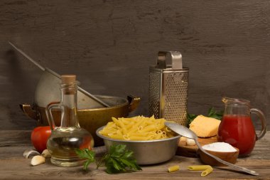 makarna ile natürmort 