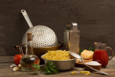 makarna ile natürmort 