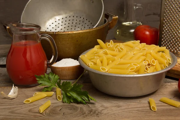 Still life with pasta — Stock Photo, Image