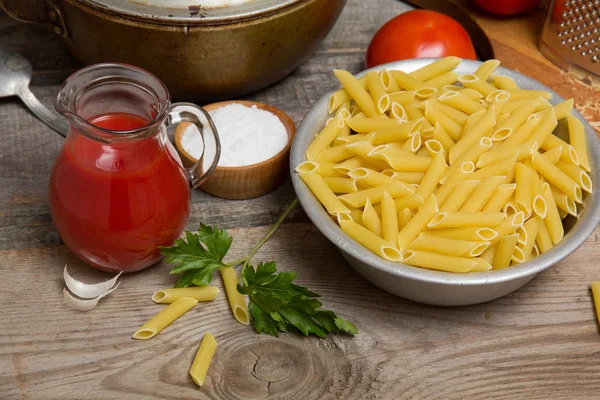 Still life with pasta — Stock Photo, Image