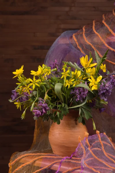 Bouquet di fiori di campo — Foto Stock