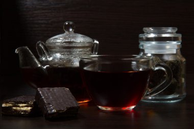 Çay ve çaydanlık.