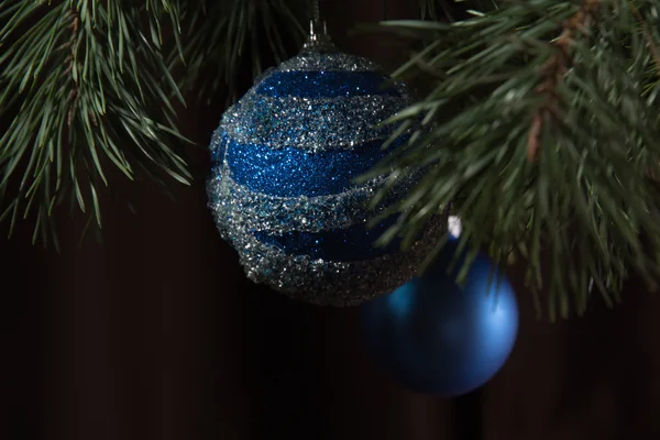 Fondo de Navidad con reloj — Foto de Stock