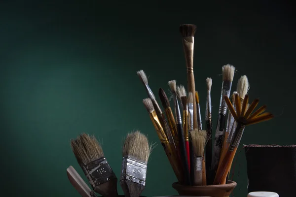 Artist paint brushes — Stock Photo, Image