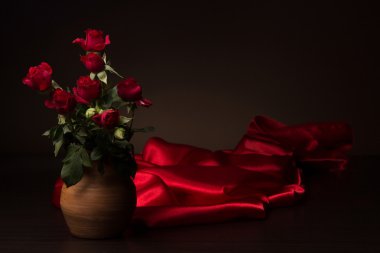 taze kırmızı gül