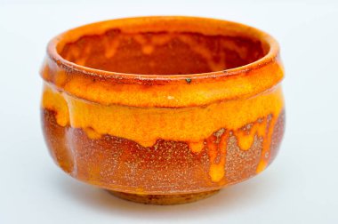 Çay için portakal kasesi resmi.