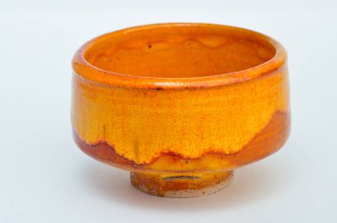 Çay için portakal kasesi resmi.