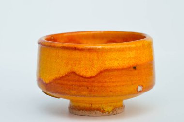 Çay için portakal kasesi resmi.