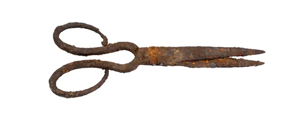Vintage rusty scissors — Stock Photo, Image