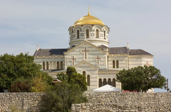 Catedral de Vladimir en los Chersonesos Taurica. Sebastopol, la Crimea — Foto de Stock