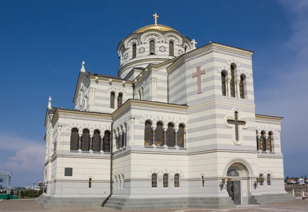 大教堂 Vladimir Chersonesos Taurica。塞瓦斯托波尔克里米亚, — 图库照片