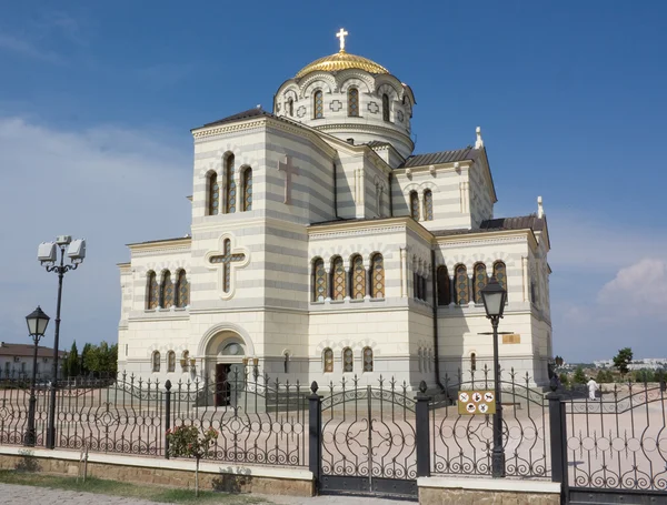 Wladimir-Kathedrale in den Chersonesos Taurica. sewastopol, — Stockfoto