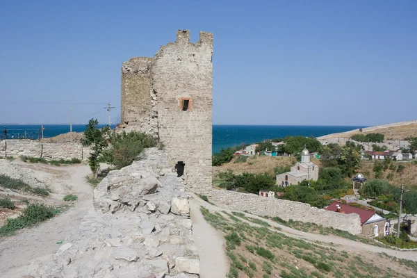 Генуезька фортеця у Феодосії. Крим — стокове фото