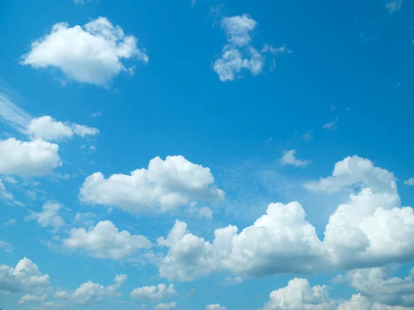 Nuvens Brancas Céu Azul Background Blue Céu Com Nuvem — Fotografia de Stock