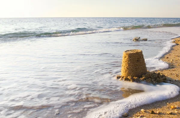 Havet vatten och sand — Stockfoto