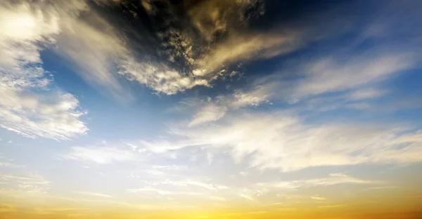 Zonsondergang hemel — Stockfoto