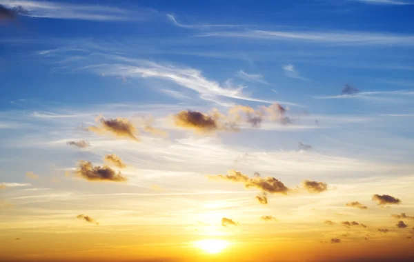 夕方の空の背景 — ストック写真