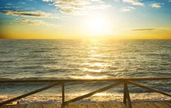 Sonnenuntergang am Meer — Stockfoto