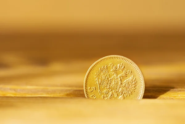 Oude gouden munt — Stockfoto