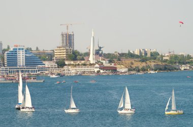 9 Mayıs 2014 'te askeri deniz filosu geçit töreni