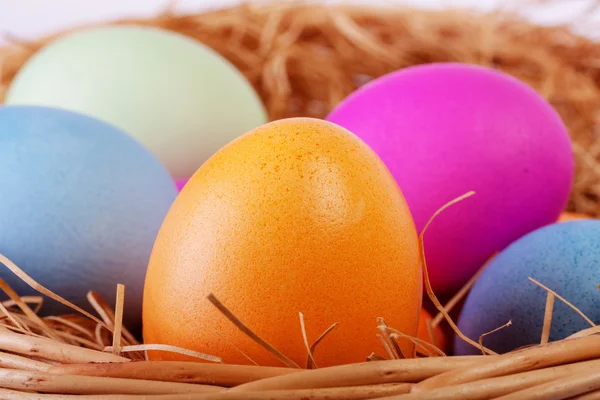 Closeup χρωματιστά Πασχαλινά αυγά — Φωτογραφία Αρχείου