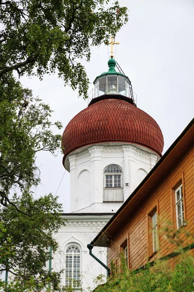 Voznesenskaya (Ascensione) chiesa-faro, Russia — Foto Stock