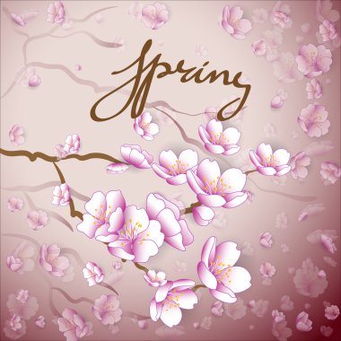 Vintage bahar arka plan