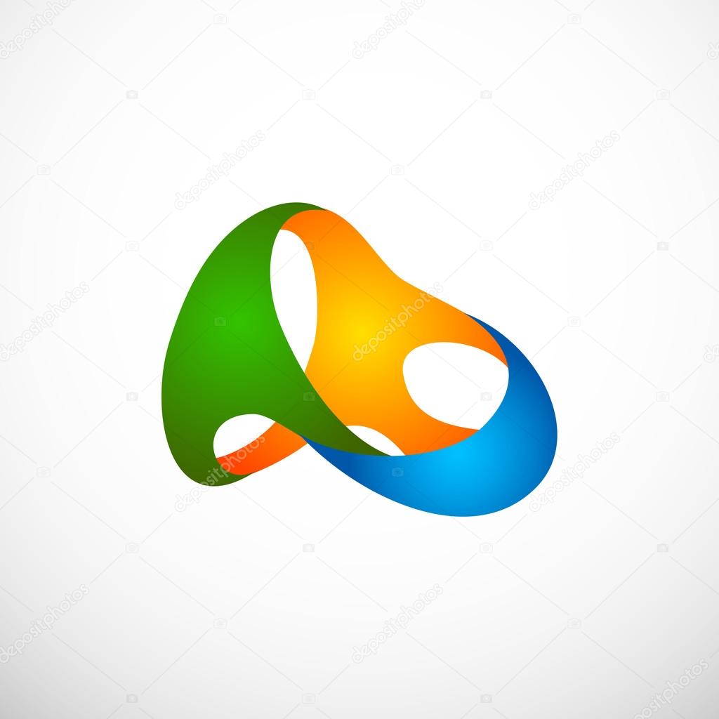 Stylized sign of Rio 2016 Olympics, Brazil. Vector illustration