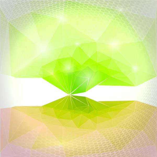 Abstract vector groene achtergrond. Magische boom. — Stockvector
