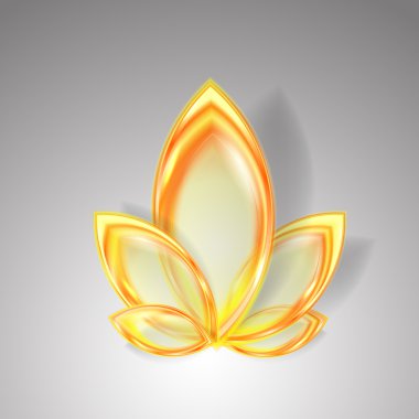 Sonbahar arka plan şeffaf yaprakları ile