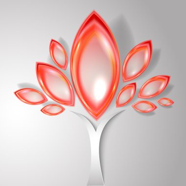 soyut sonbahar ağacı