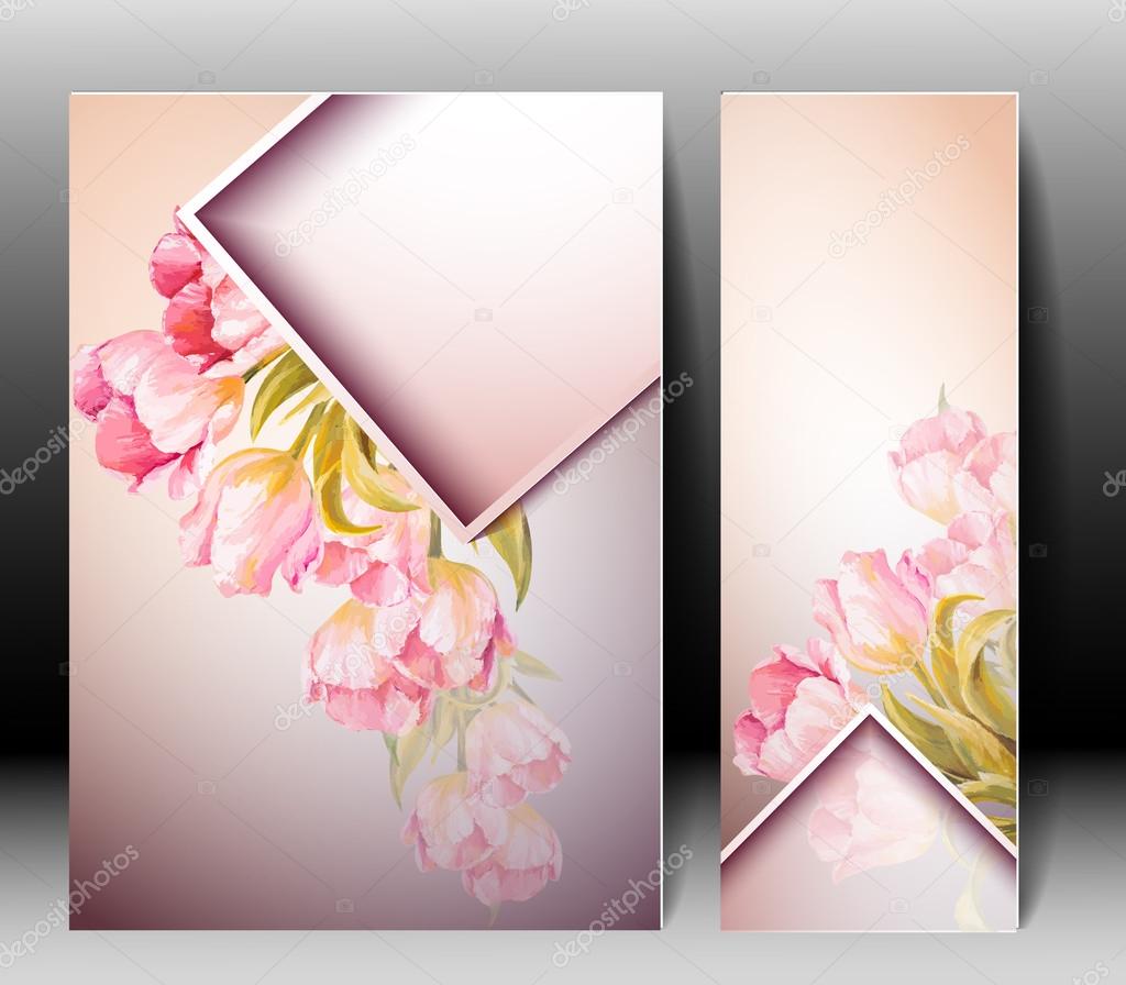 Printemps Fleurs Invitation Modele Carte Image Vectorielle Par Valenty C Illustration Printemps Fleurs Invitation Modele Carte Image Vectorielle Par Valenty C Illustration