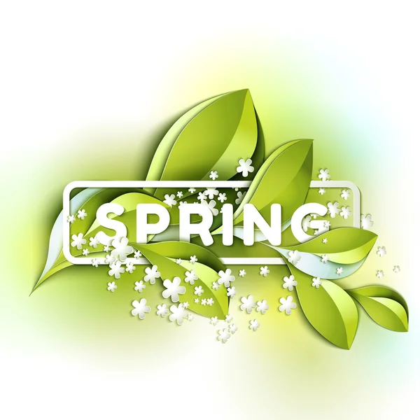 Colorful spring background — Stock Vector