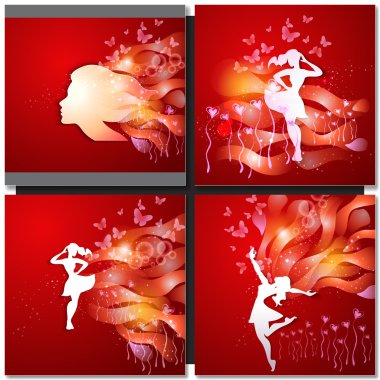 Sevgililer Günü tebrik kartı.