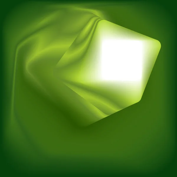 Abstrato verde fundo quadrado — Vetor de Stock