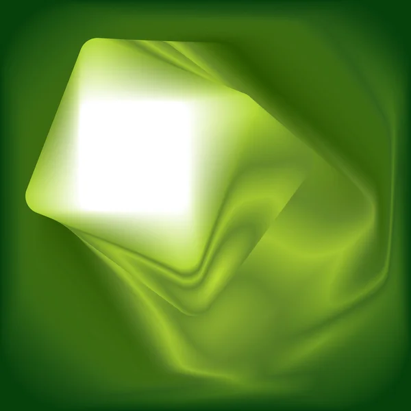 Fondo cuadrado verde abstracto — Archivo Imágenes Vectoriales