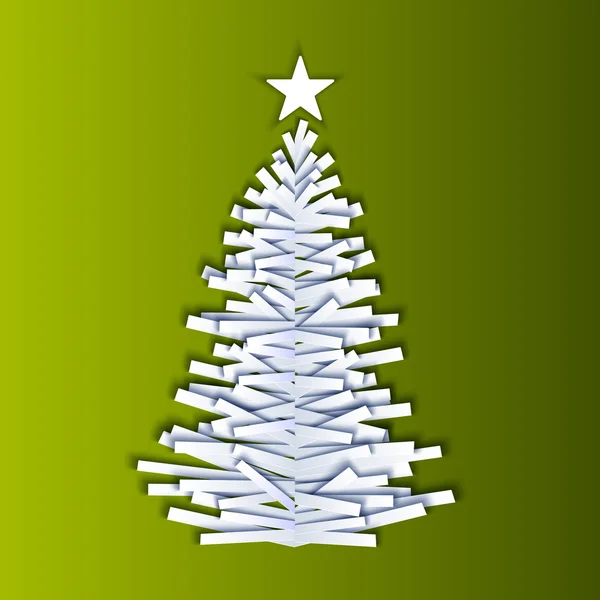 Vektorový vánoční strom — Stockový vektor