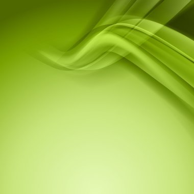 Soyut yeşil vektör arkaplanı