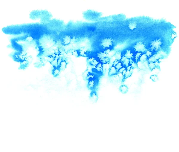 Blue christmas watercolor background — Stock Photo, Image